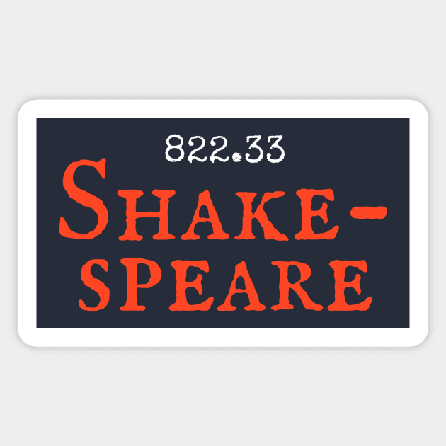 Shakespeare Sticker by friendlyletters